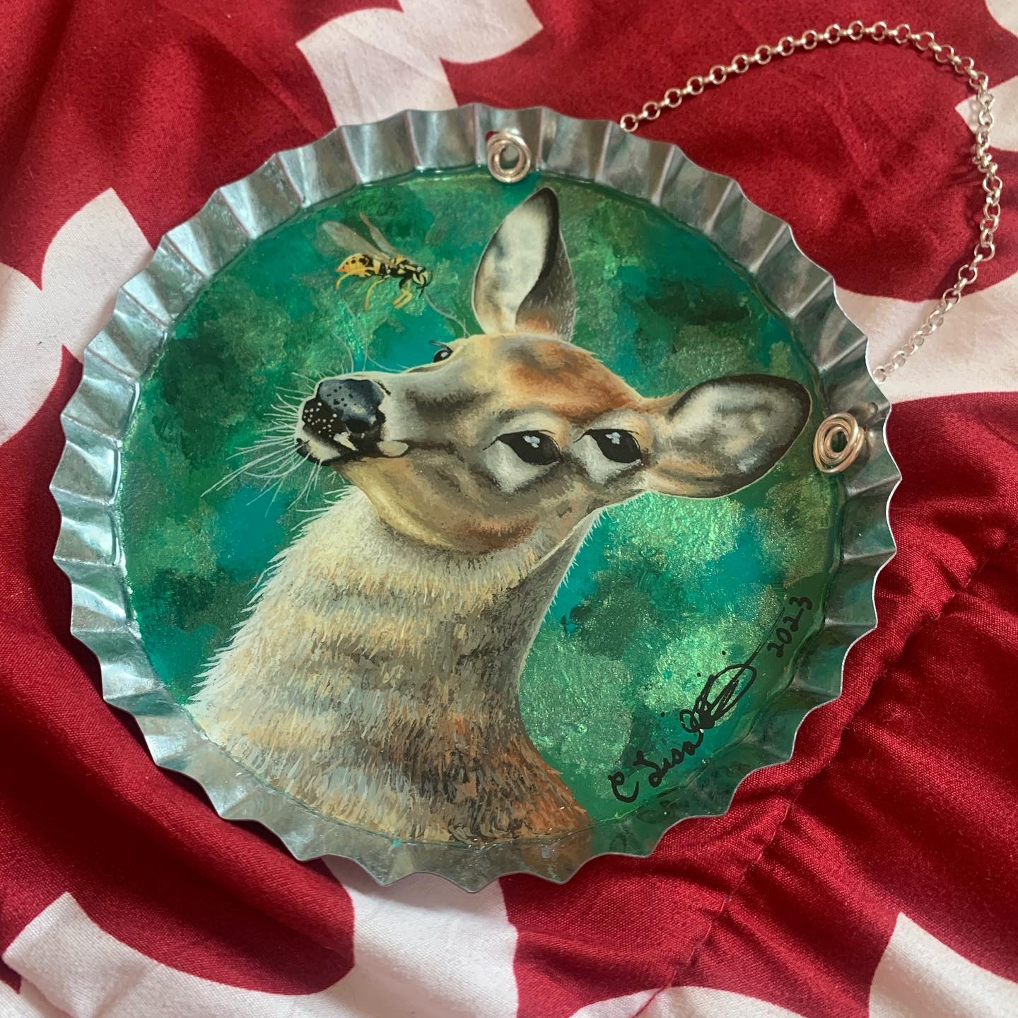 PaintEater Illustration of uncanny deer